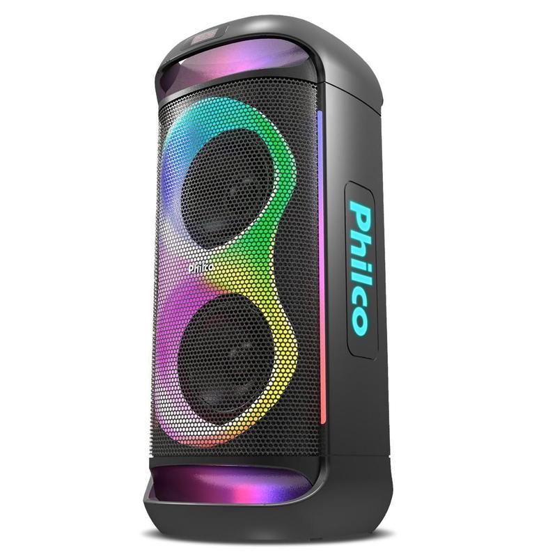 Caixa de Som Amplificada Philco PCX6702 800w Ex Bass Preta Bivolt